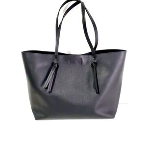 Indigo Black Tote Bag